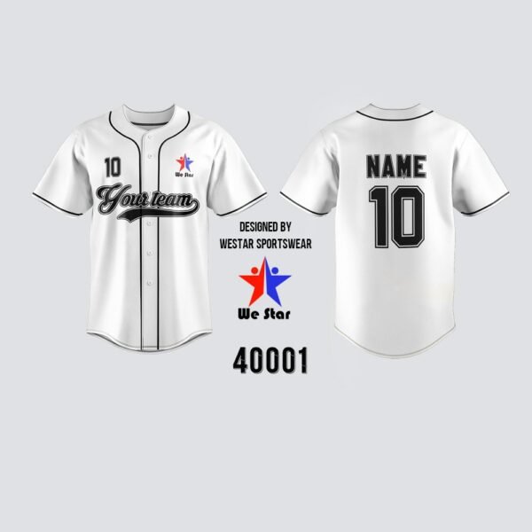 Customized Full Sublimation Baseball Jerseys