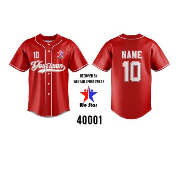 Customized Full Sublimation Baseball Jerseys