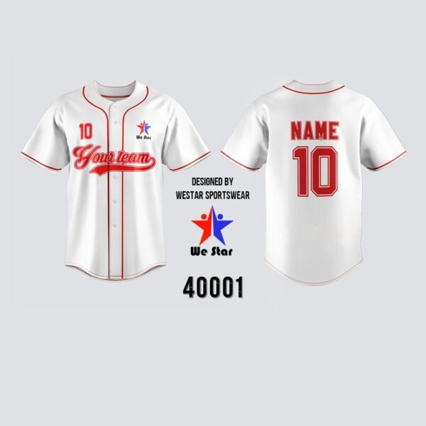 Customized Full Sublimation Baseball Jerseys