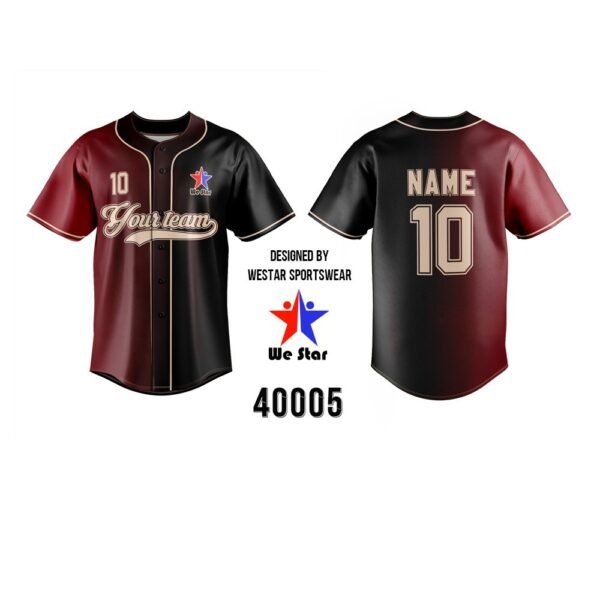 Customized Full Sublimation Baseball Jerseys