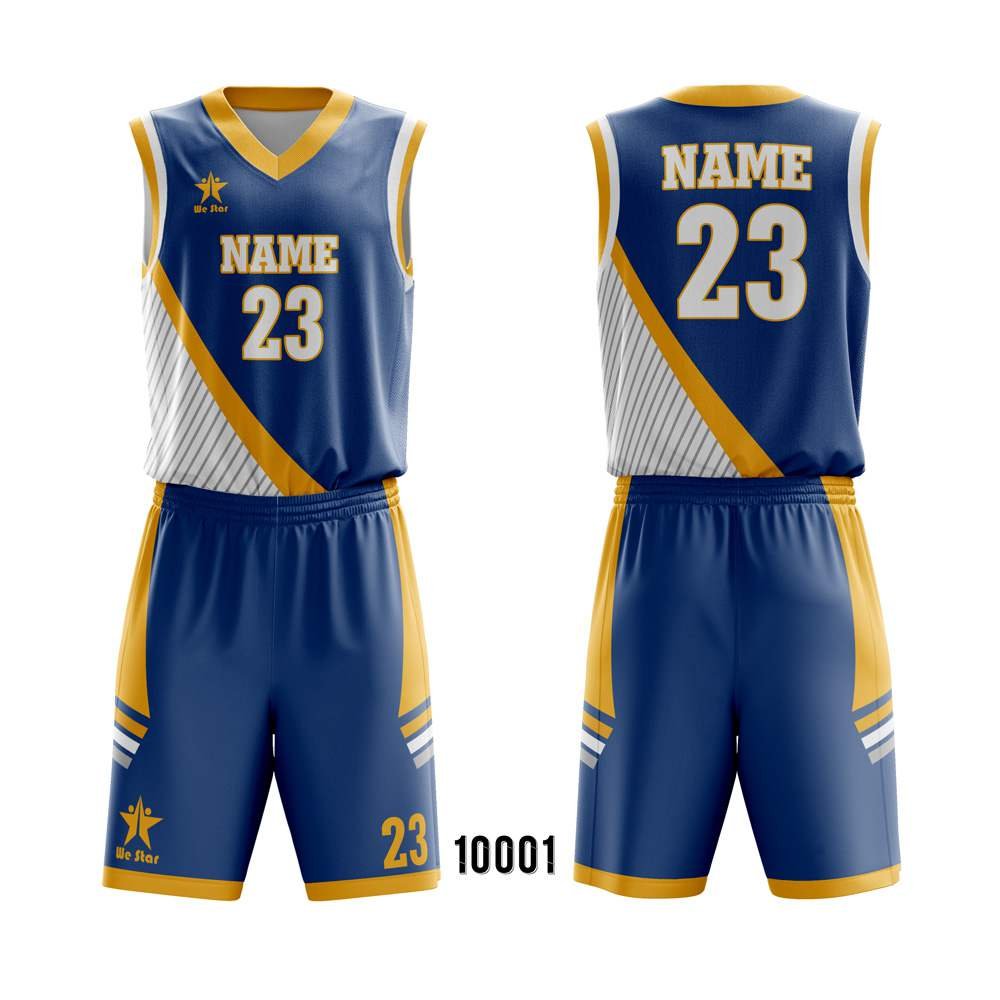 10001-2 Customized Full Sublimation Basketball Jerseys - Image 1