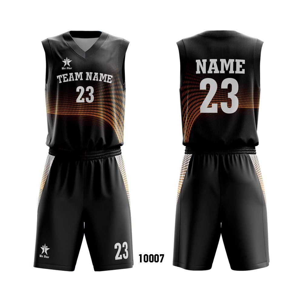 10007 Customized Full Sublimation Basketball Jerseys - Image 1