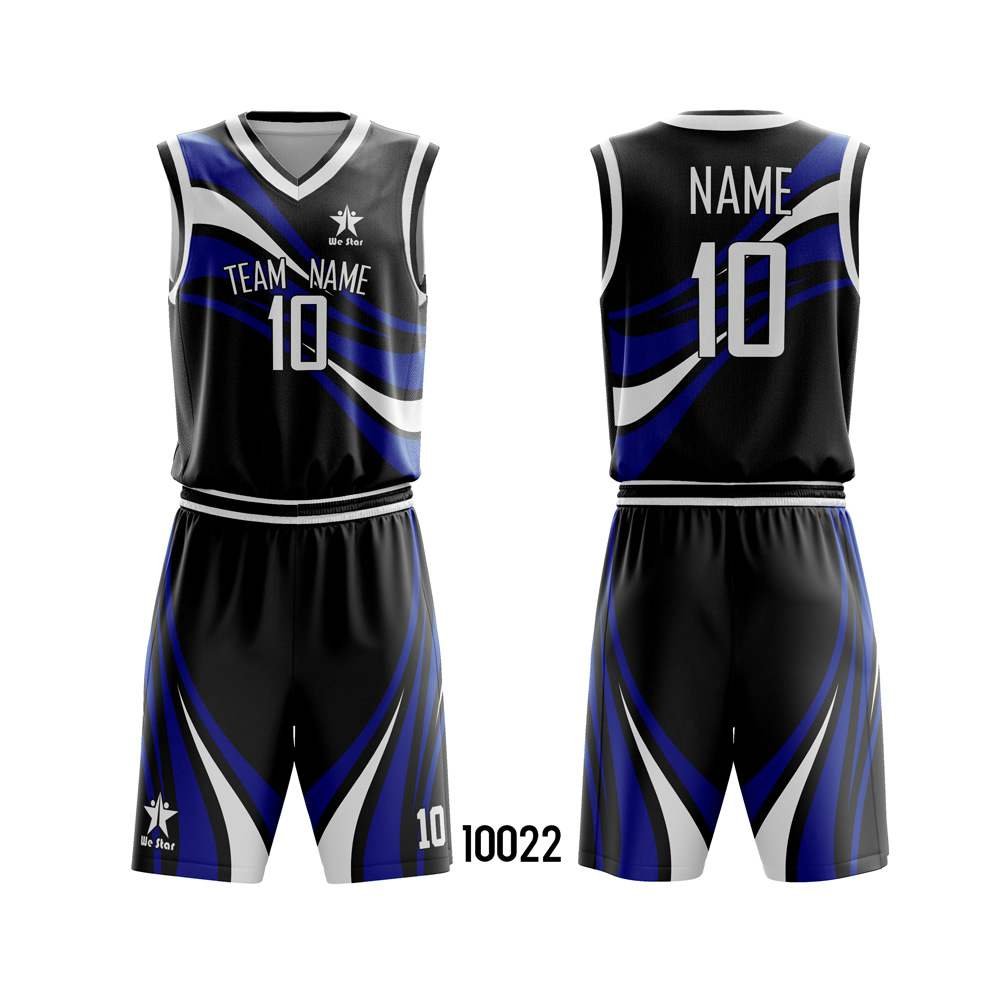 10022 Customized Full Sublimation Basketball Jerseys - Image 1