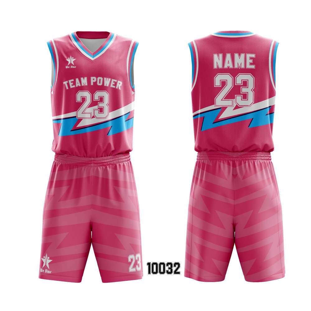 10032-1 Customized Full Sublimation Basketball Jerseys - Image 1