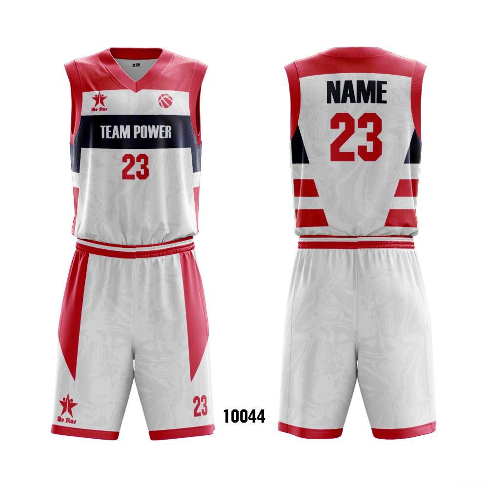 10044-1 Customized Full Sublimation Basketball Jerseys - Image 1